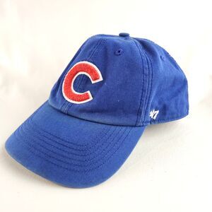 Chicago Cubs Baseball Cap Mens Small Blue Fitted Hat MLB 47 Brand Baseball MLB
